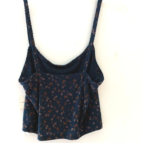 INTIMATELY FREE PEOPLE NAVY COMBO CAMISOLE SIZE SMALL NWT - Picture 5 of 7
